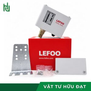 Rơ le áp suất đơn Lefoo LF5532 trọn bộ kèm hộp, pat bắt và ốc vít
