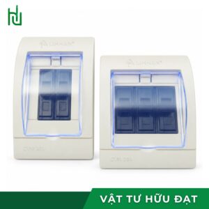 Hộp CB Korea B2B LIHHAN CVM 334 nắp trong suốt lắp âm hoặc nổi