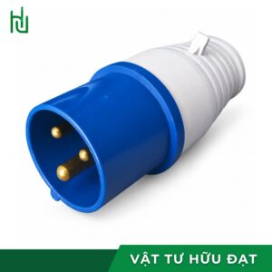 Phích cắm công nghiệp LIHHAN P 316 ba cực 16A vỏ xanh dương