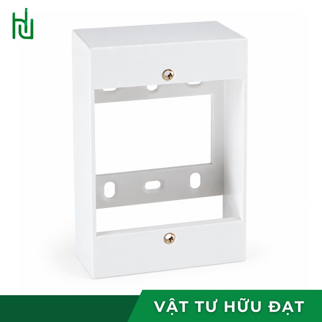 Đế nổi CK237 LIHHAN ASB 633 keo HI trắng đục cho mặt Clipsal