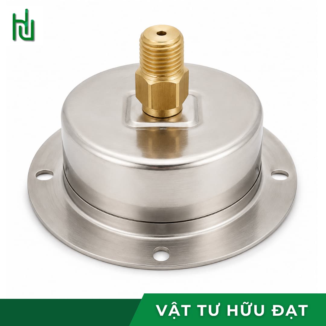 Mặt số đồng hồ áp suất dầu HV 63mm chia vạch kgf/cm² và psi