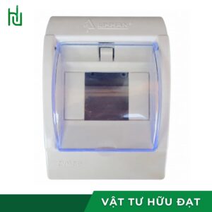 Hộp CB Korea Z LIHHAN CVM 318 nhựa ABS trắng đục có nắp chống bụi