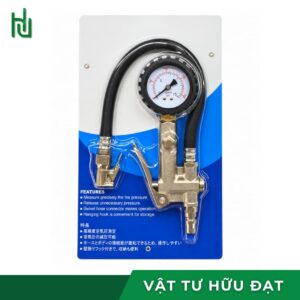 Tay bơm lốp có đồng hồ B50 Đài Loan