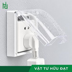 Nắp che mở ra để cắm phích trên đế chống nước ASB 648