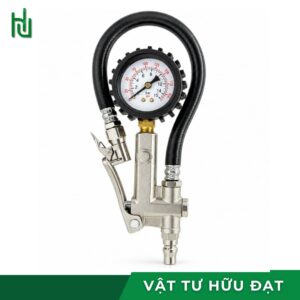 Mặt đồng hồ đo áp suất lốp chia 4 đơn vị bar, psi, kg/cm² và kPa