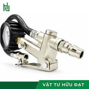 Đầu bơm và đầu nối nhanh của tay bơm lốp B50, có móc gài