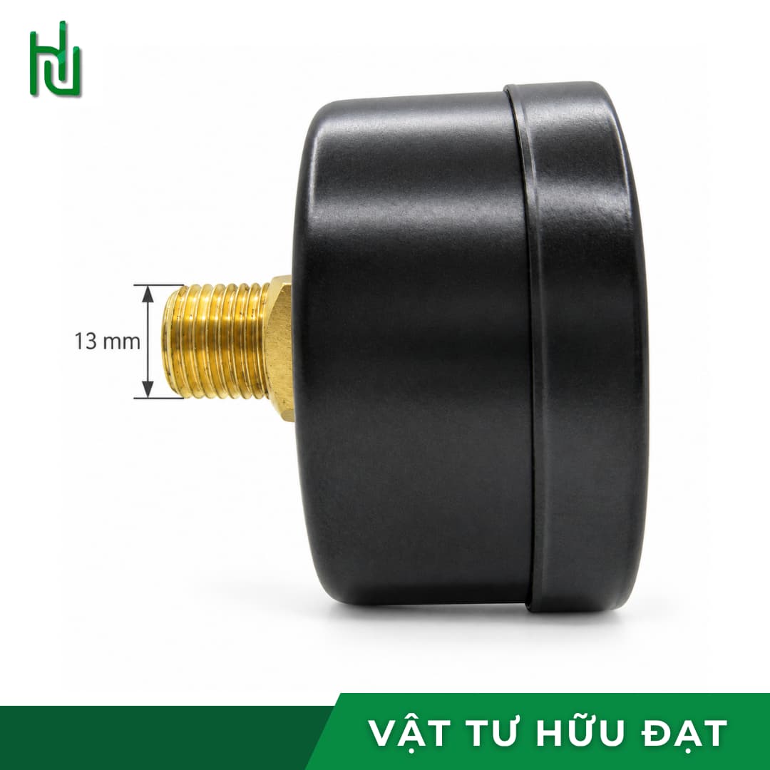 Mặt số đồng hồ áp suất hơi 52mm chia vạch kg/cm² và psi