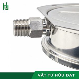 Chân ren inox 316 của đồng hồ đo áp suất NH3, ren 17mm 3/8 inch PT