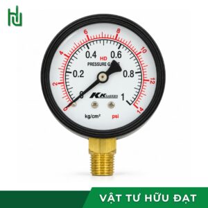 Chân đứng ren 13 mm của đồng hồ đo áp suất, vặn thẳng lên đường ống