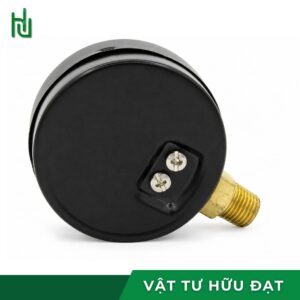 Vỏ thép và mặt kính thuỷ tinh của đồng hồ đo áp suất mặt 63