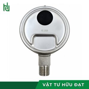 Chân ren inox 316 của đồng hồ đo áp suất HV mặt 100, ren 21mm 1/2 inch PT