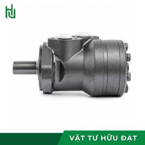 Motor gerotor BMR nhìn ngang, hai cổng dầu vào ra trên thân