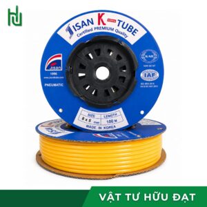 Ống PU Jisan màu vàng dùng cho đường khí điều khiển xi lanh và van
