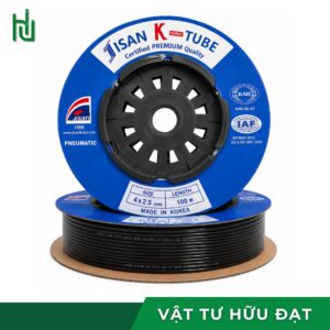 Ống hơi PU Jisan màu đen chịu nắng, hợp đi dây ngoài trời