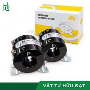 Lỗ luồn dây giữa thân biến dòng RCT-35 50/5A và hai cọc đấu thứ cấp