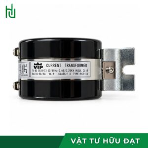 Nhãn thông số tỷ số 50/5A Class 1.0 trên biến dòng RCT-35