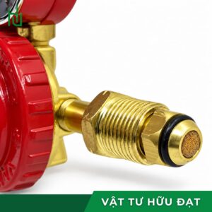 Cổng khí vào ren ngoài 23mm ren ngược của đồng hồ gas HOVU YR-71