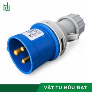 Phích cắm đuôi vặn LIHHAN PCN 316 ba cực 16A IP44 vỏ xanh dương