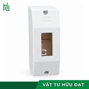 Hộp CB 1F vặn vít LIHHAN ASB 666 1F keo HI cho MCB một pha gắn ray