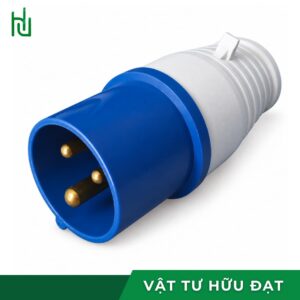 Phích cắm công nghiệp LIHHAN P 332 ba cực 32A vỏ xanh dương