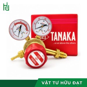 Bộ đồng hồ gas Tanaka CGA-510 chính hãng thân van đồng thau