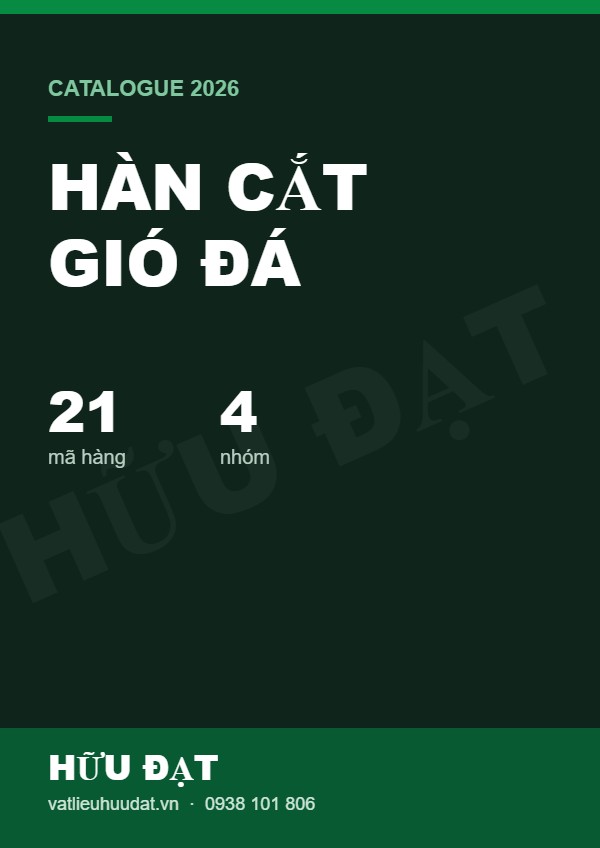 Catalogue hàn cắt gió đá Hữu Đạt